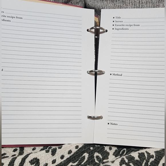 Colorful Recipe Collection Binder  for Home Kitchen - Picture 3 of 10